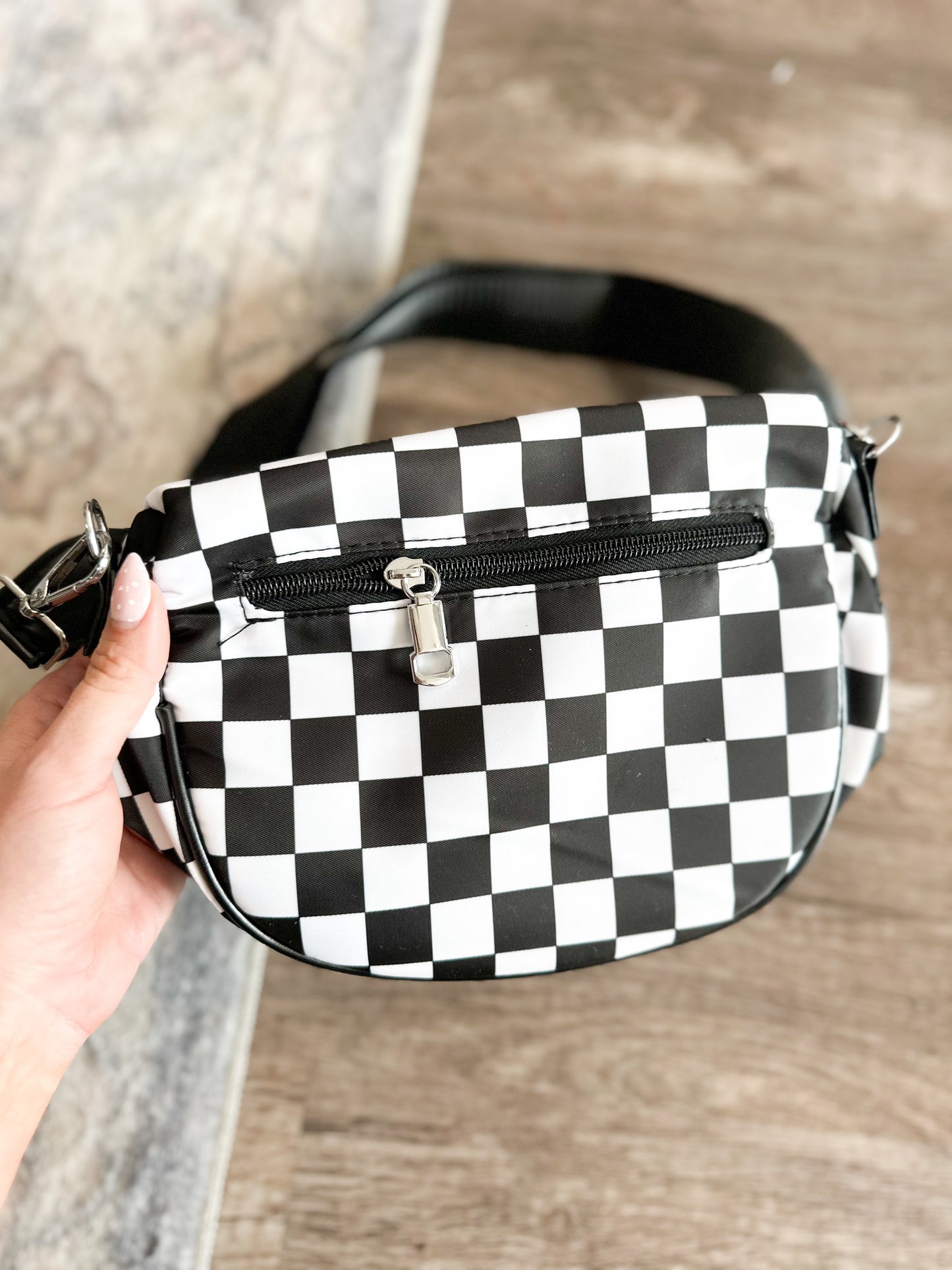 Perfect Day Checkered Sling Bag