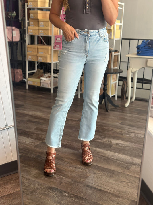Milani Raw Hem Denim