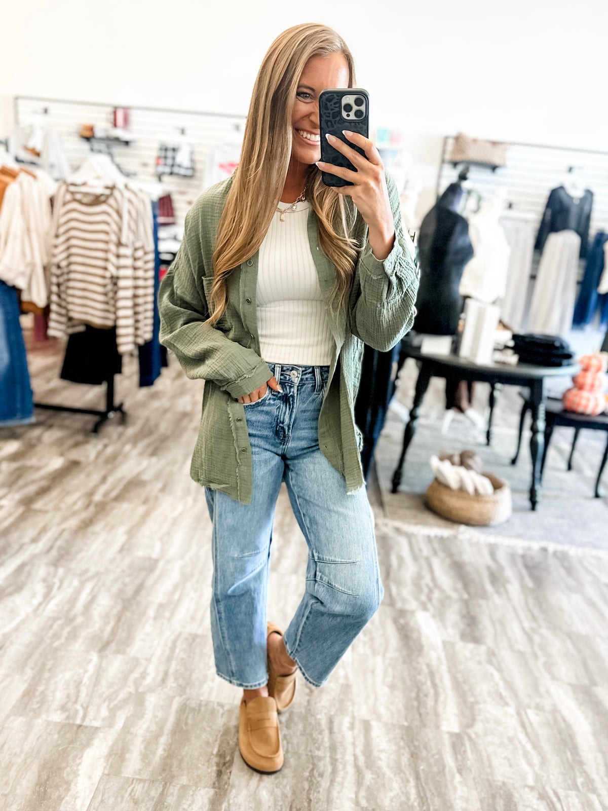 Harleigh High-Rise Barrel Jeans