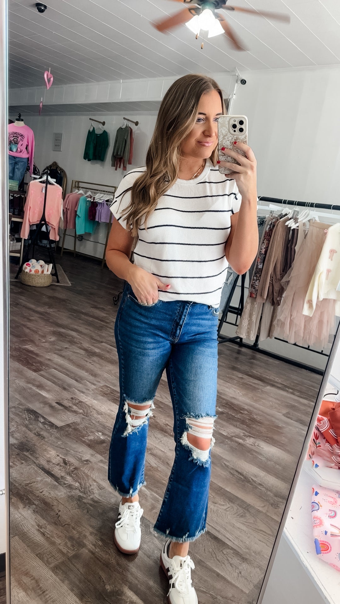 Becky Distressed Denim