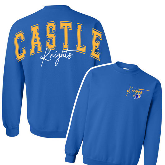 Preorder Custom Arm to Arm Crewneck - Castle Knights