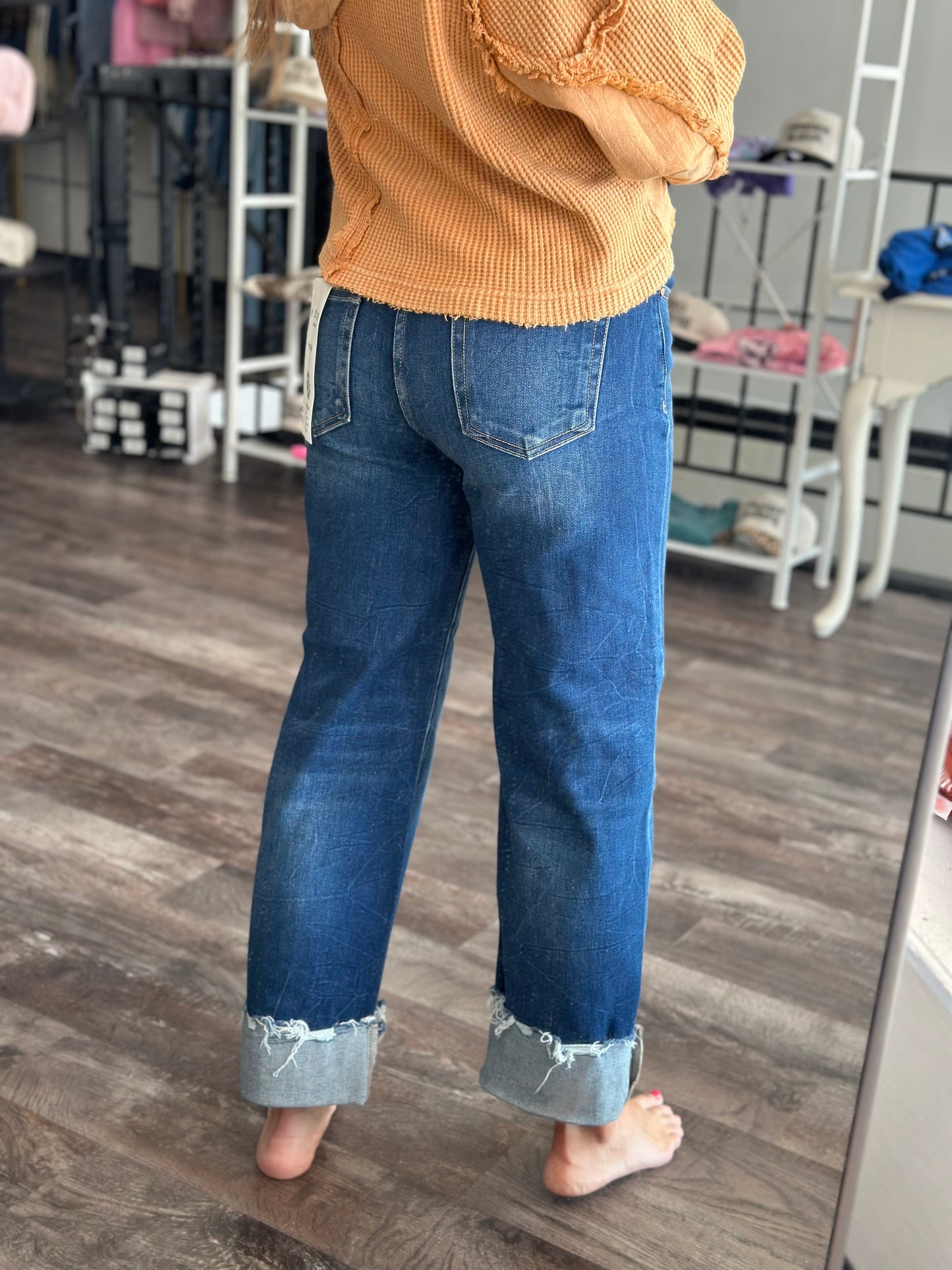 Lauren Boyfriend Fit Cuffed Denim