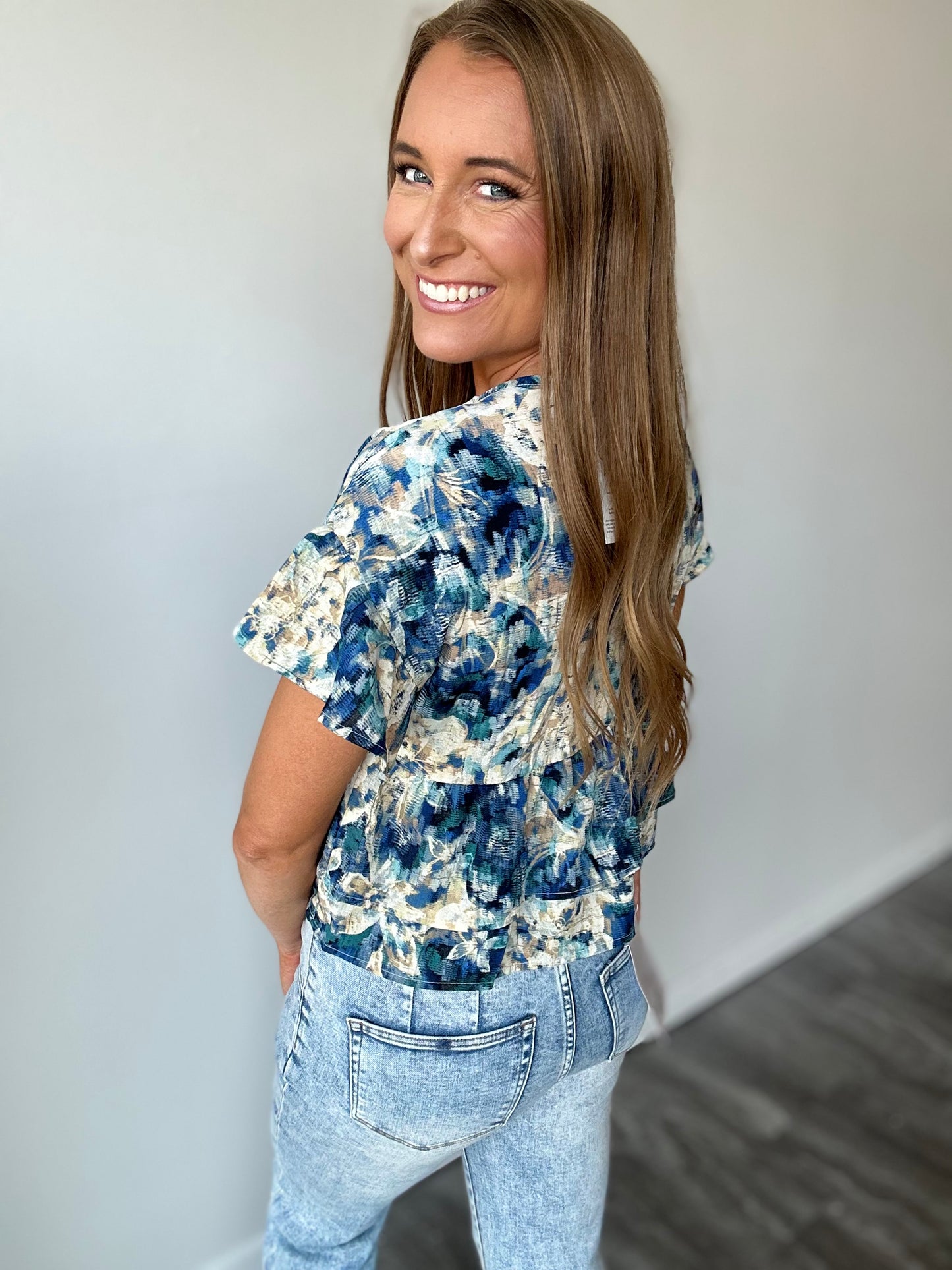 Feeling Free Tiered Ruffle Top