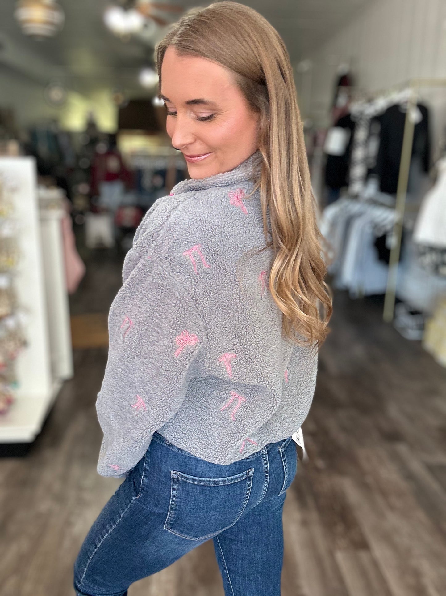 Taylor Ribbon Pullover - Simply Southern