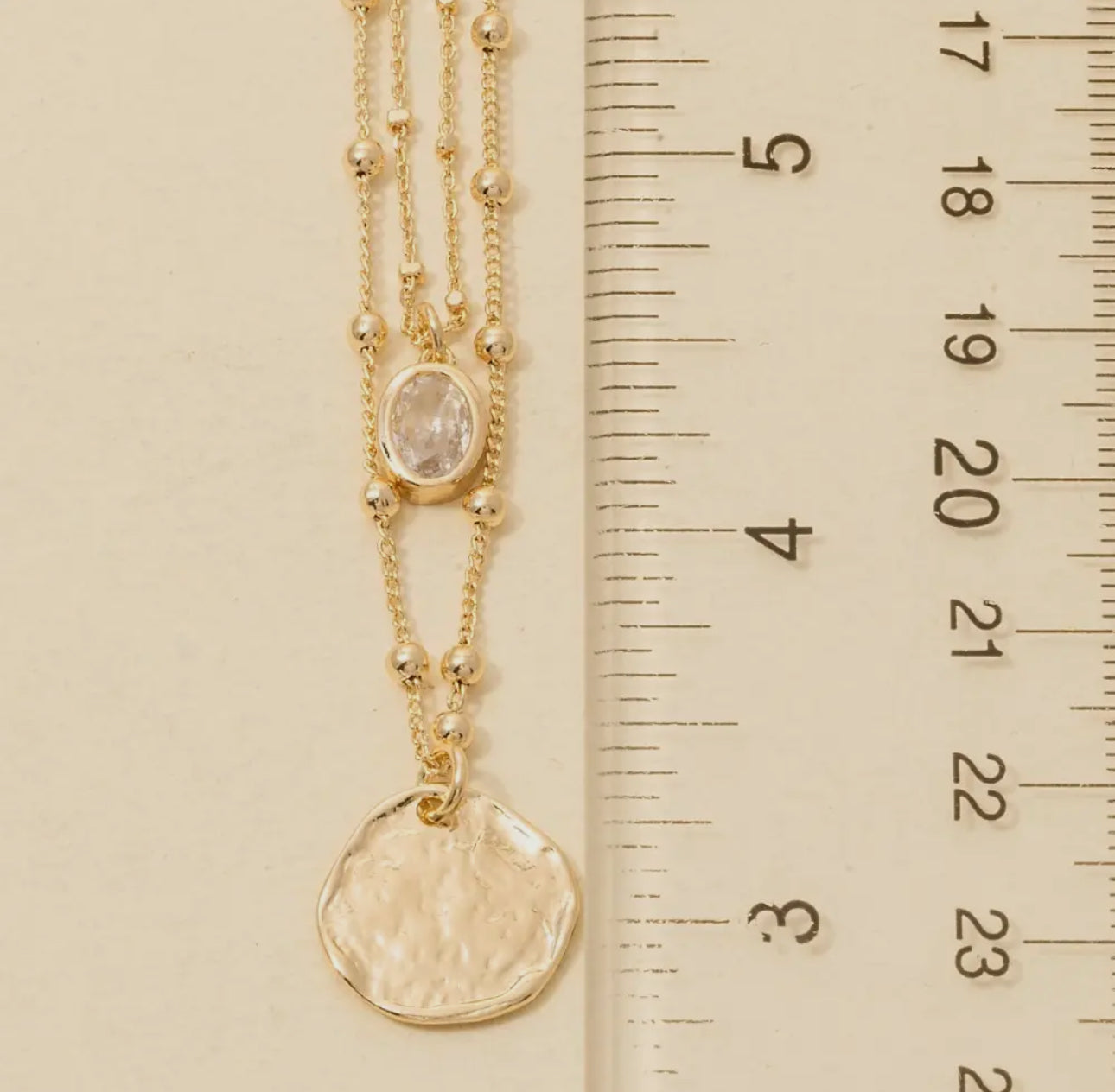 Coin & Charm Layered Necklace