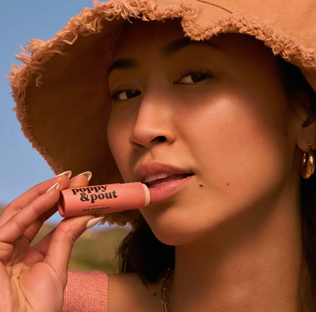 Poppy & Pout Lip Balm - Pink Grapefruit