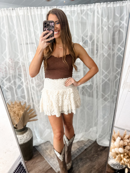 Love So Sweet Lace Skort