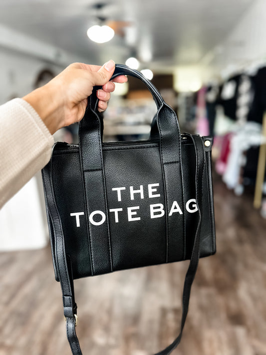Tote Bag Purse - Black