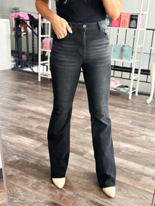 Frida High Rise Flare Denim