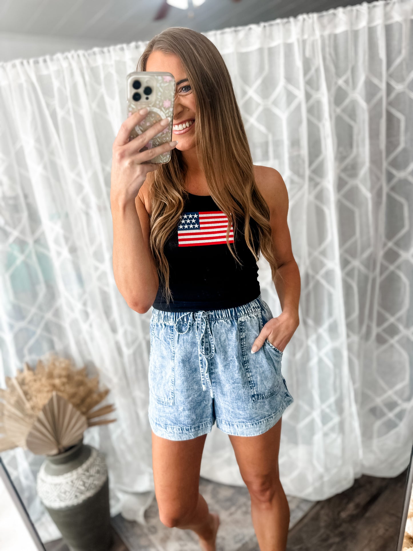 Gia Washed Tencel Shorts