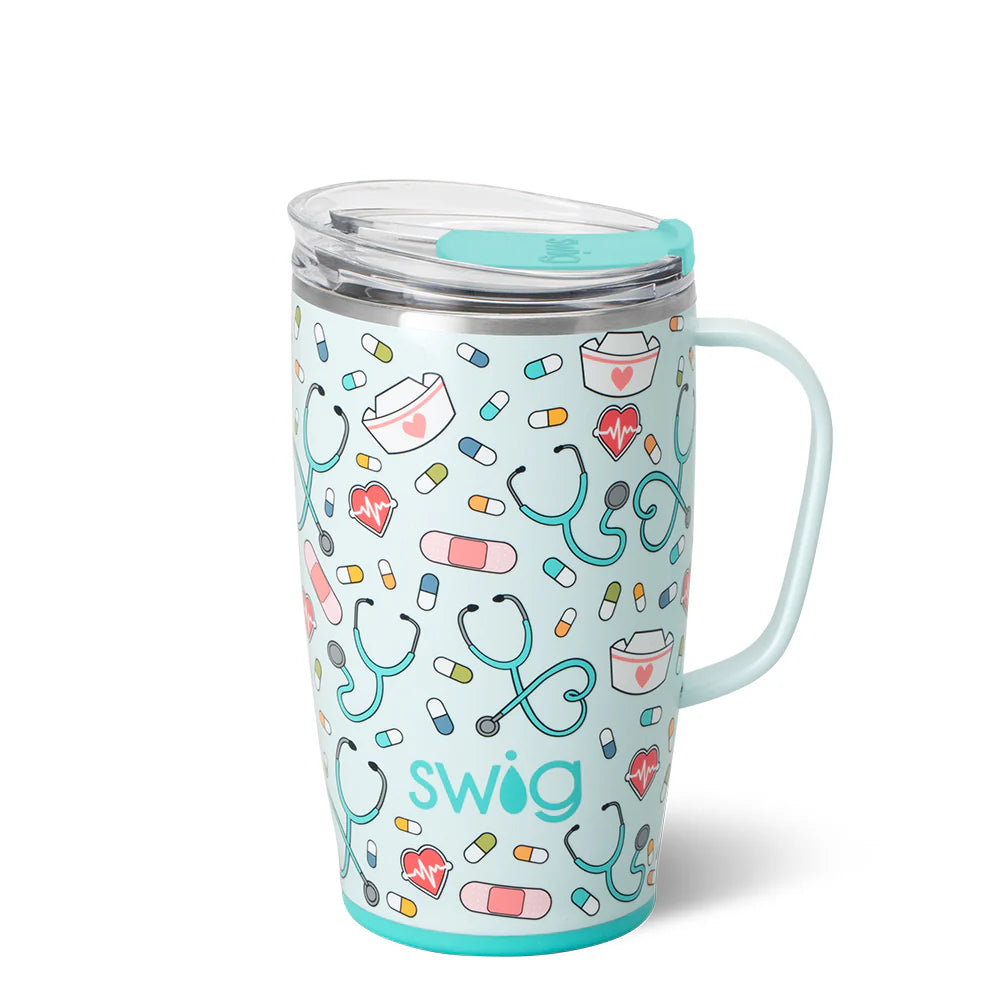 Scrub Life 18oz Swig Life Travel Mug