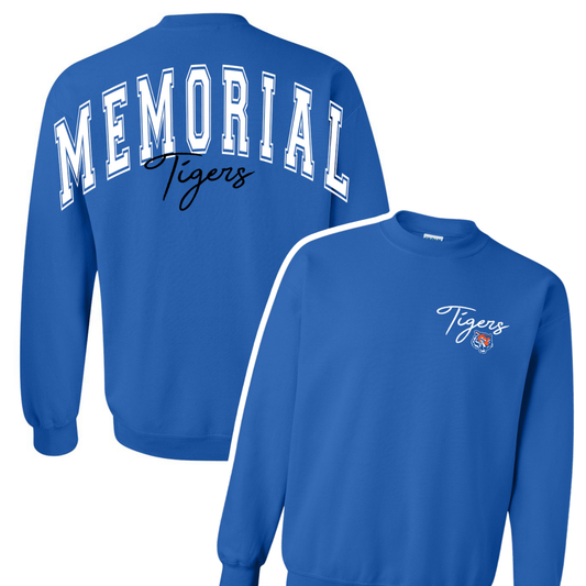Preorder Custom Arm to Arm Crewneck - Memorial Tigers