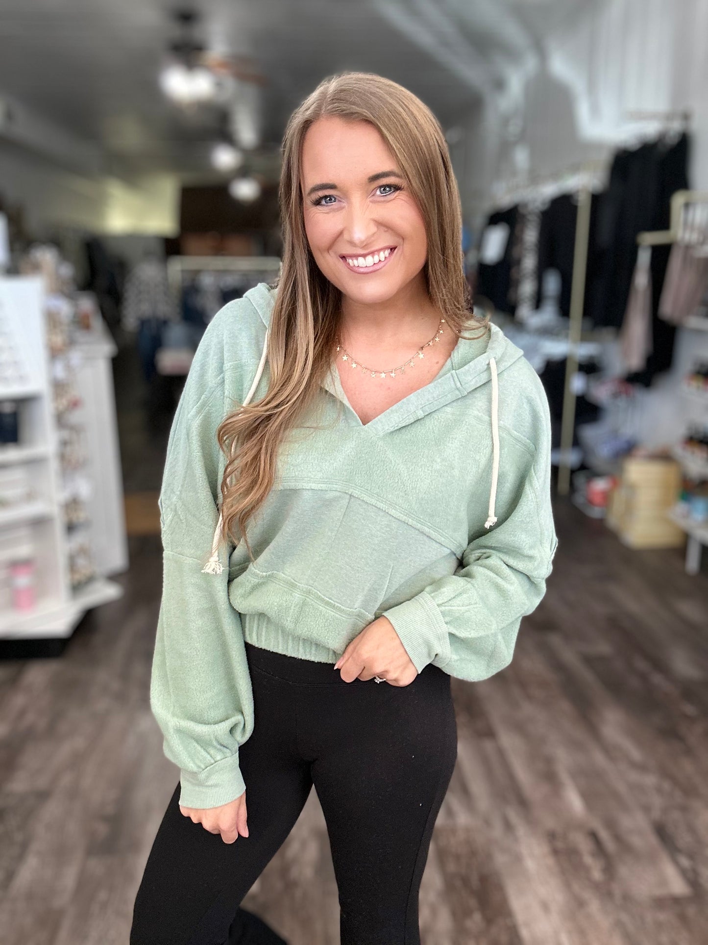 Cozy On Up Hooded Pullover