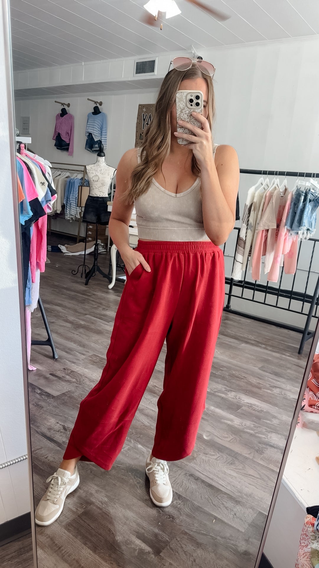 Sample Sale - Red Pants (Medium)