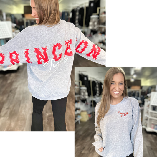 Preorder Custom Arm to Arm Crewneck - Princeton Tigers