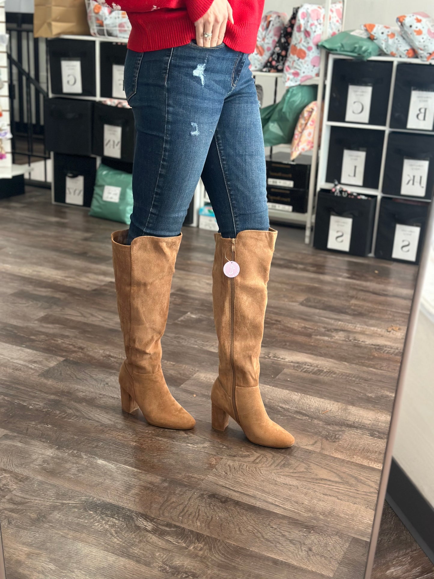 Miranda Knee High Boots (Wide Calf)