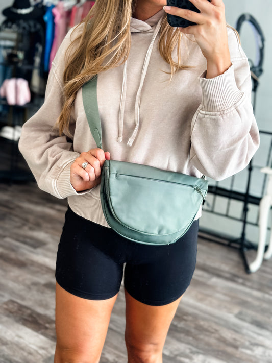 For The Hustle Sling Bag - Olive