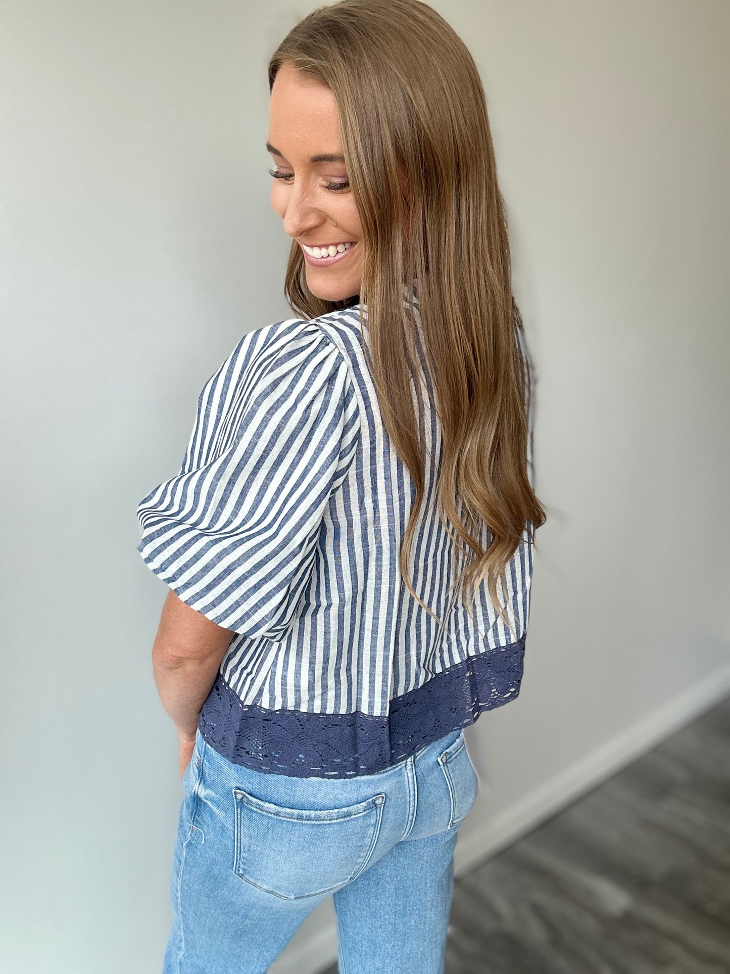 Garden Walks Striped Top