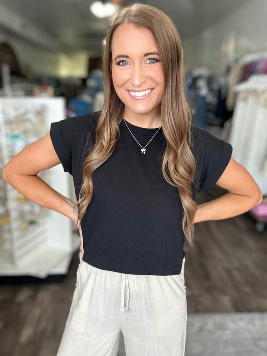 Love & Grace Basic Tee (Black)