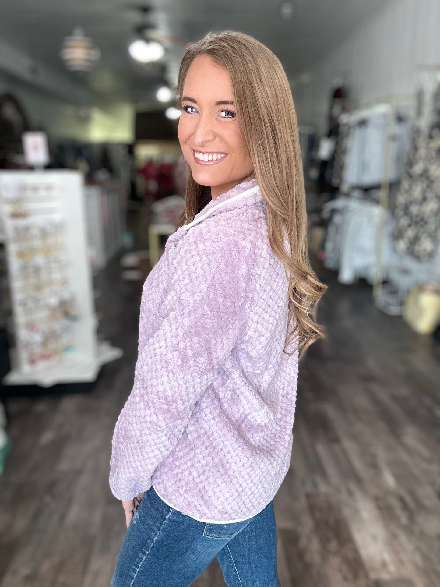 Simply Soft Pullover (Lilac) - Simply Southern