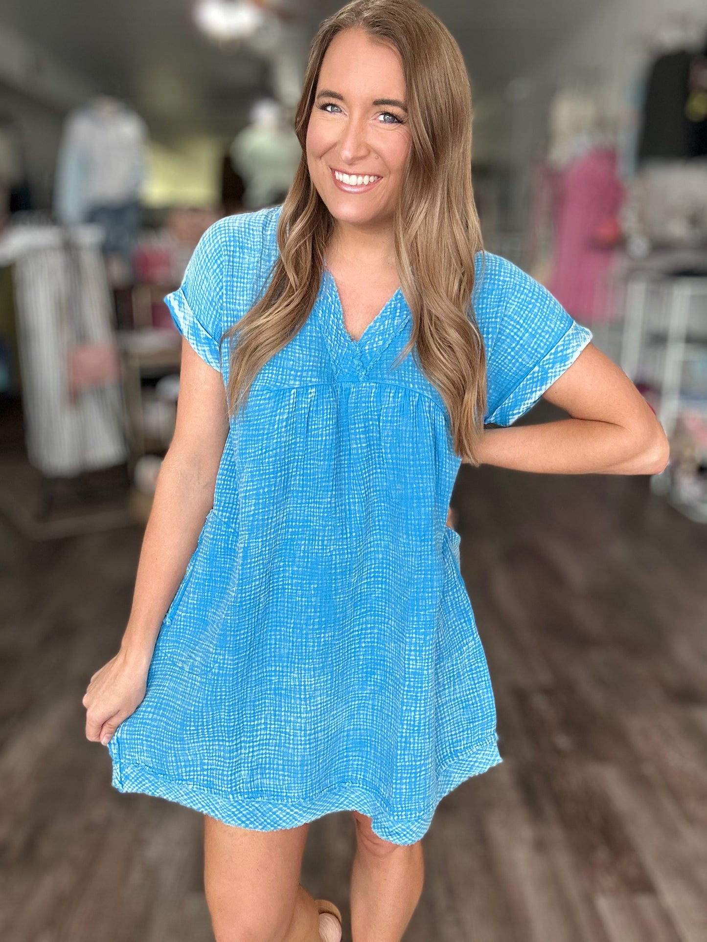 Beachy Waves Gauze Dress