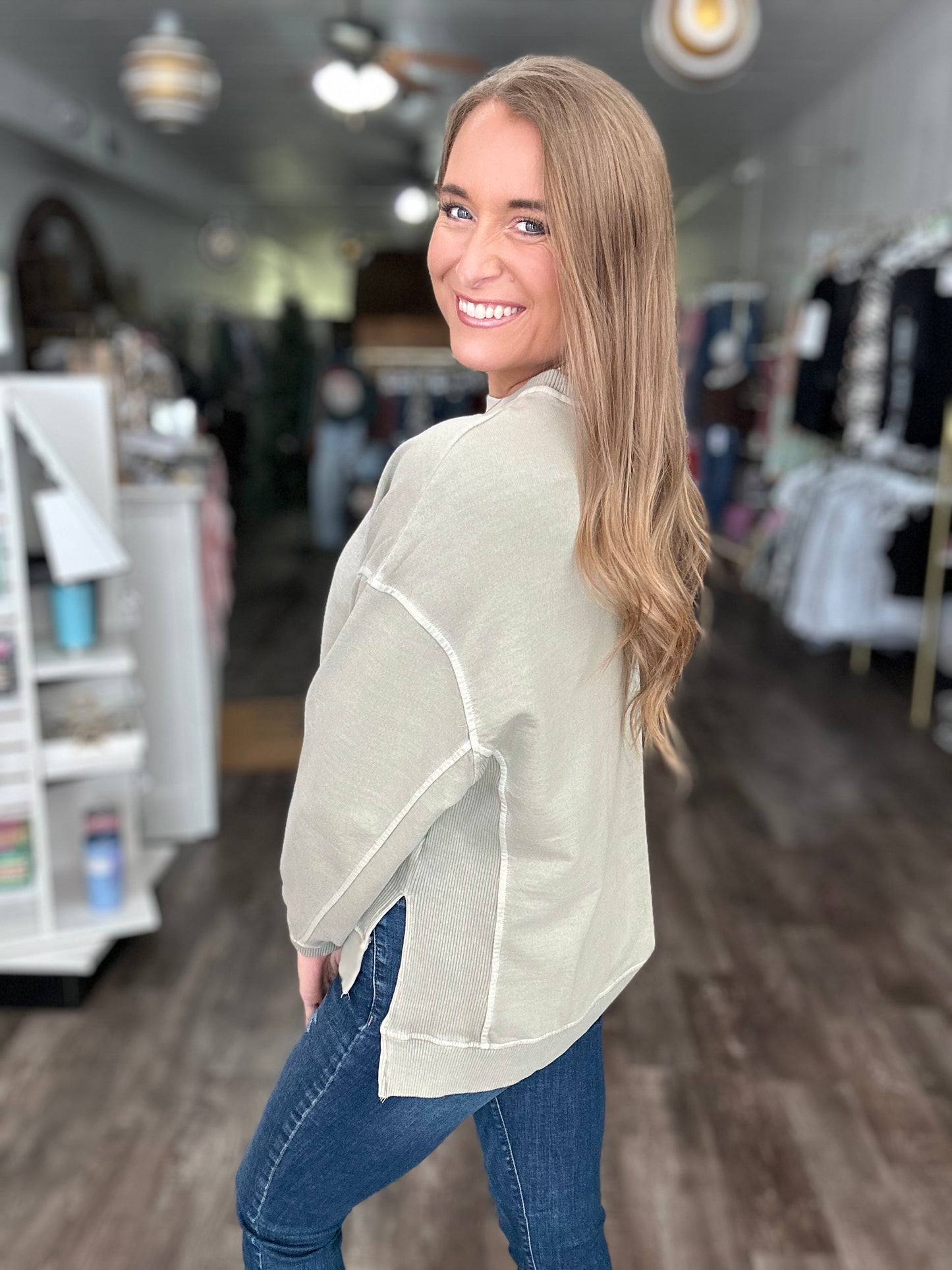 Doing It All Cozy Pullover - Ash Mocha