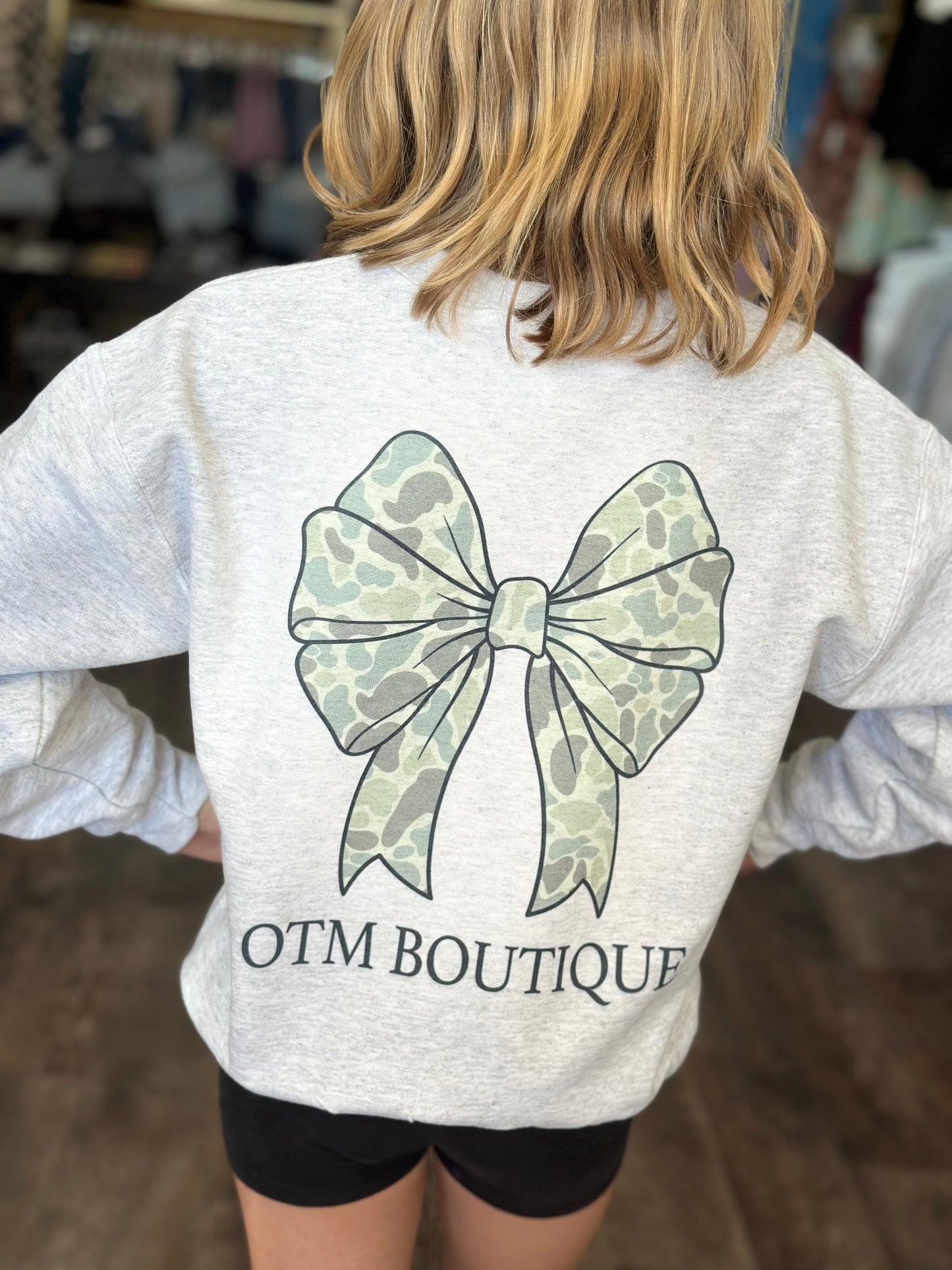Preorder OTM Camo Bow Crew