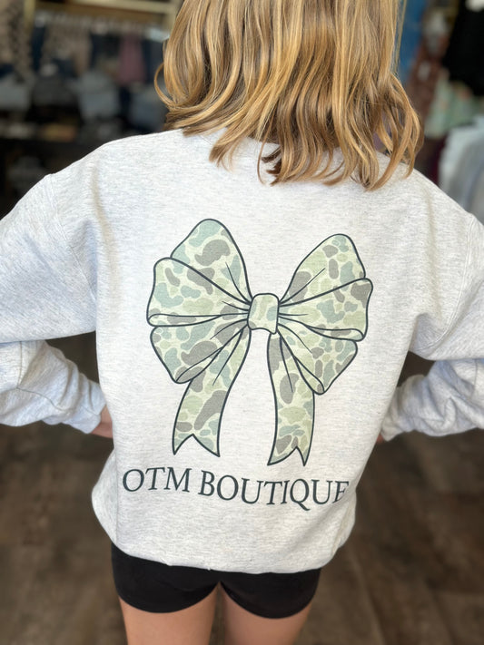 Preorder OTM Camo Bow Crew