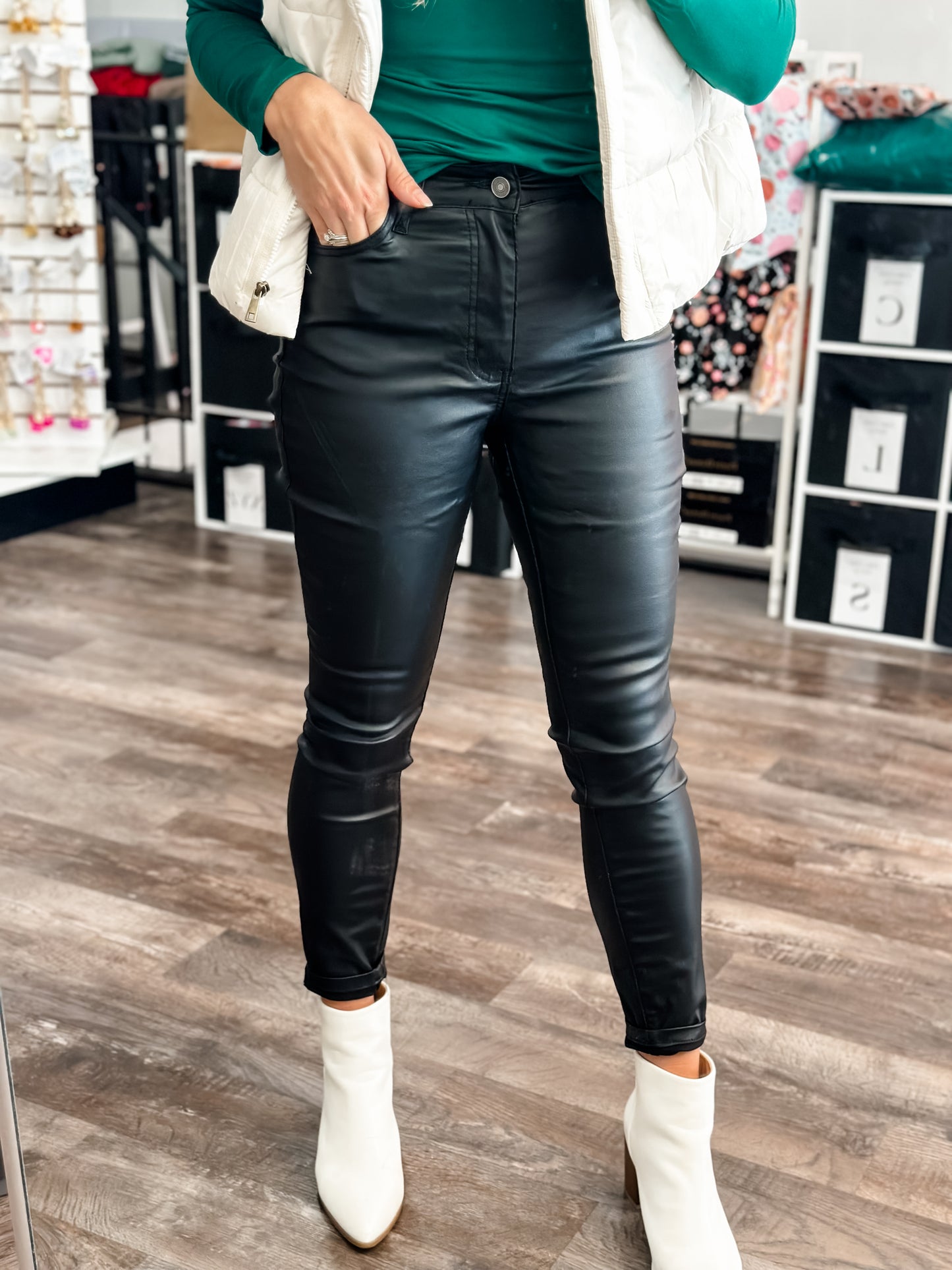 Walk Away Pleather Pants