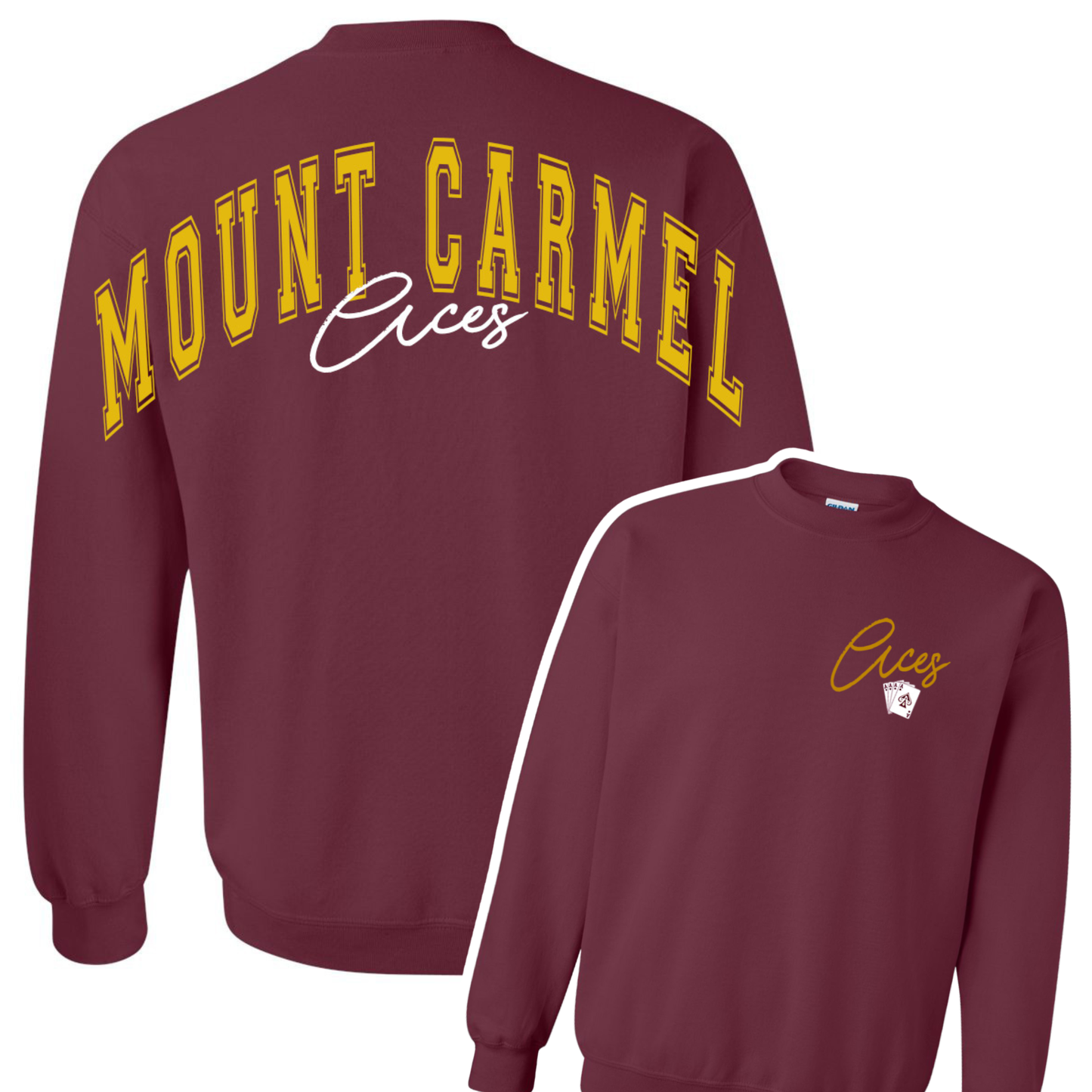 Preorder Custom Arm to Arm Crewneck - MC Aces