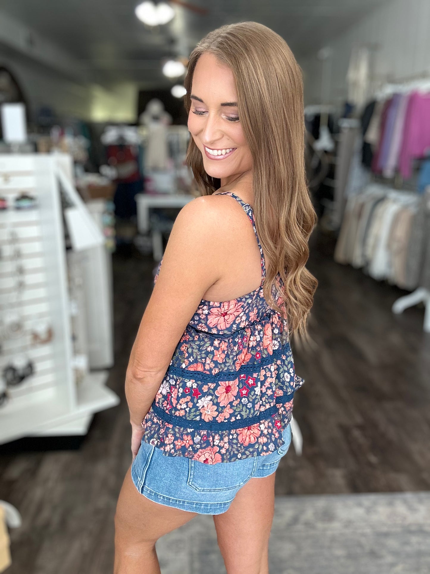 On My Mind Floral Babydoll Top