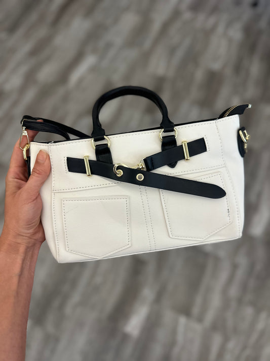 Brinley Pocket Tote (Ivory)