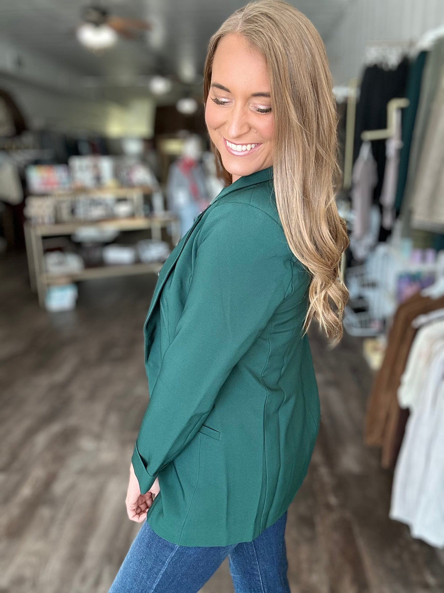 The Go-Getter Blazer - Hunter Green