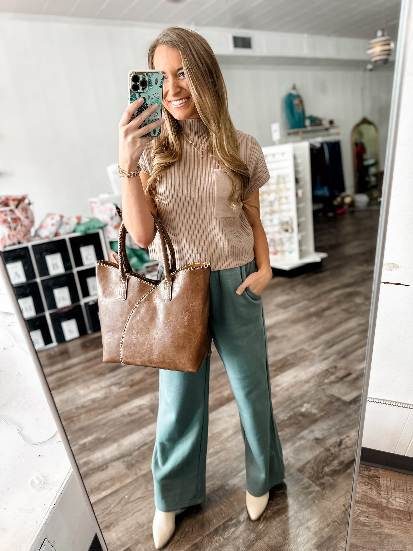 Dream On Fleece Sweatpants (Ash Jade)