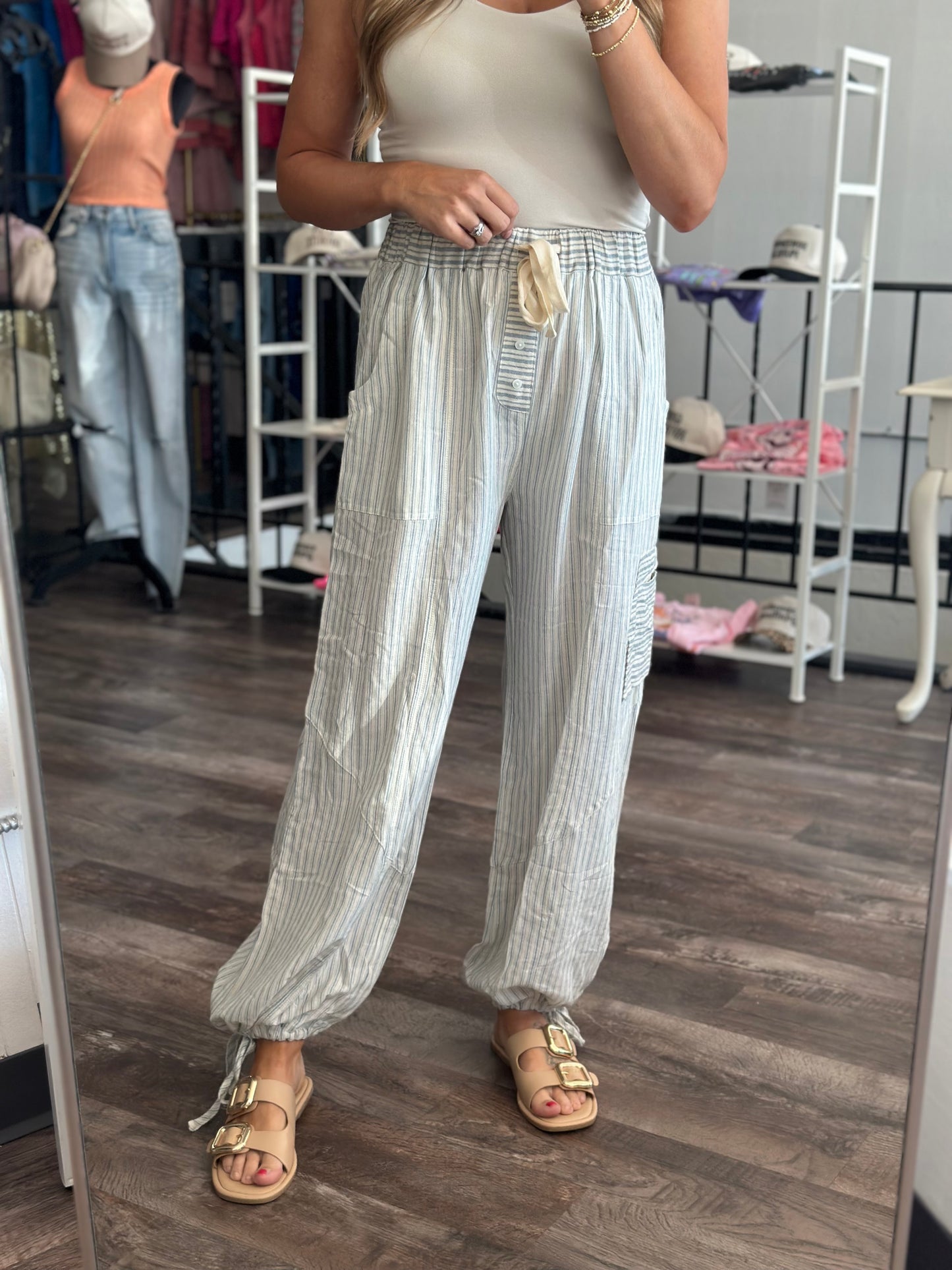 Lucky Girl Striped Pants