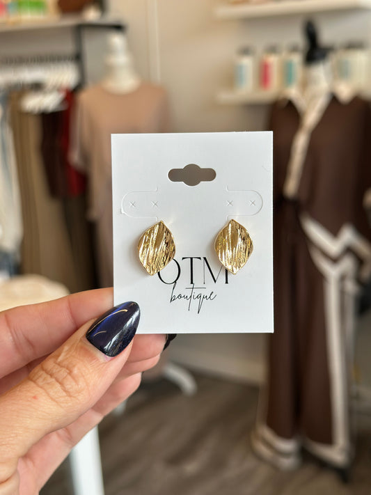 Gold Foil Earrings