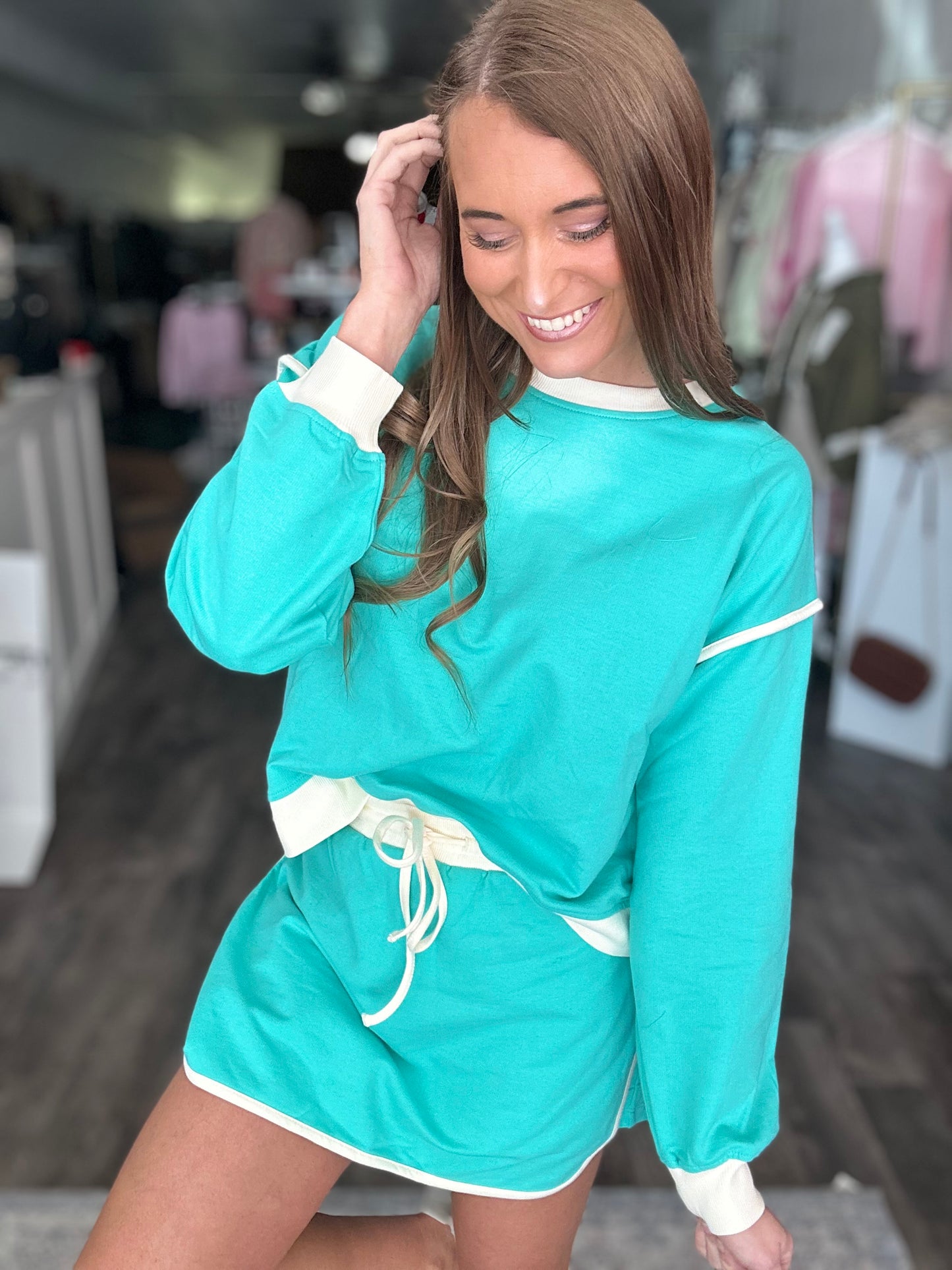 Feeling My Best Skort Set (Mint)