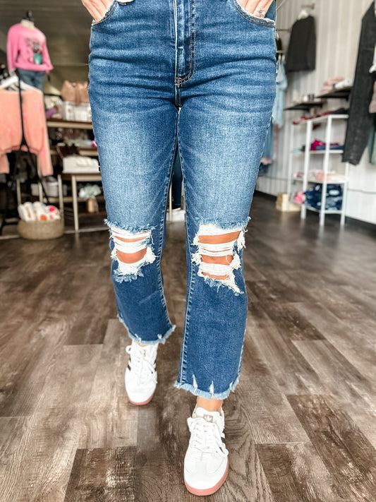 Becky Distressed Denim