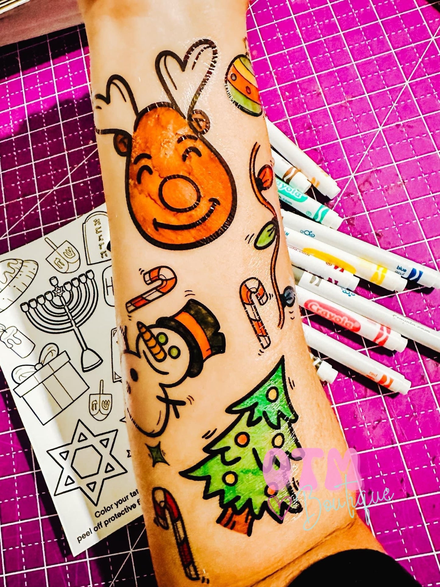 Color Your Own Tattoo Sheets