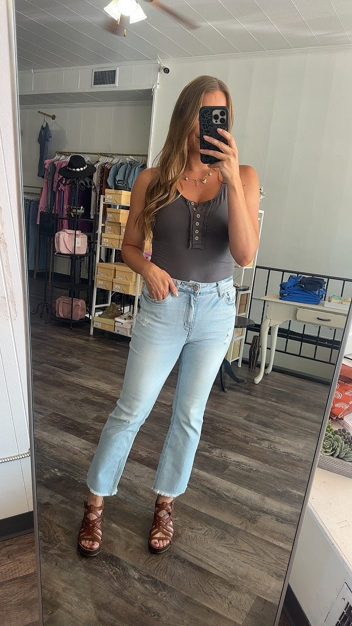 Milani Raw Hem Denim