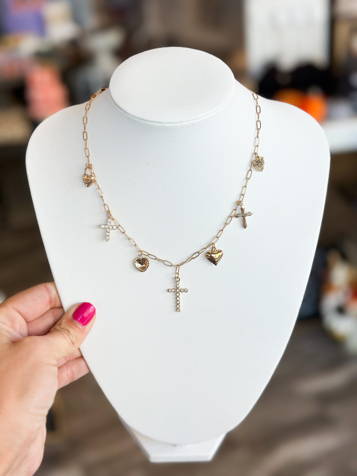 All About It Charm Necklace
