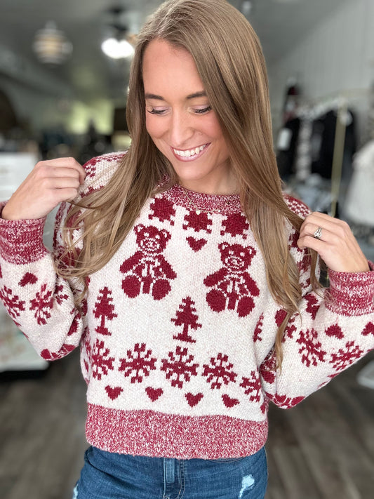 Felicity Bear Sweater - Simply Southern