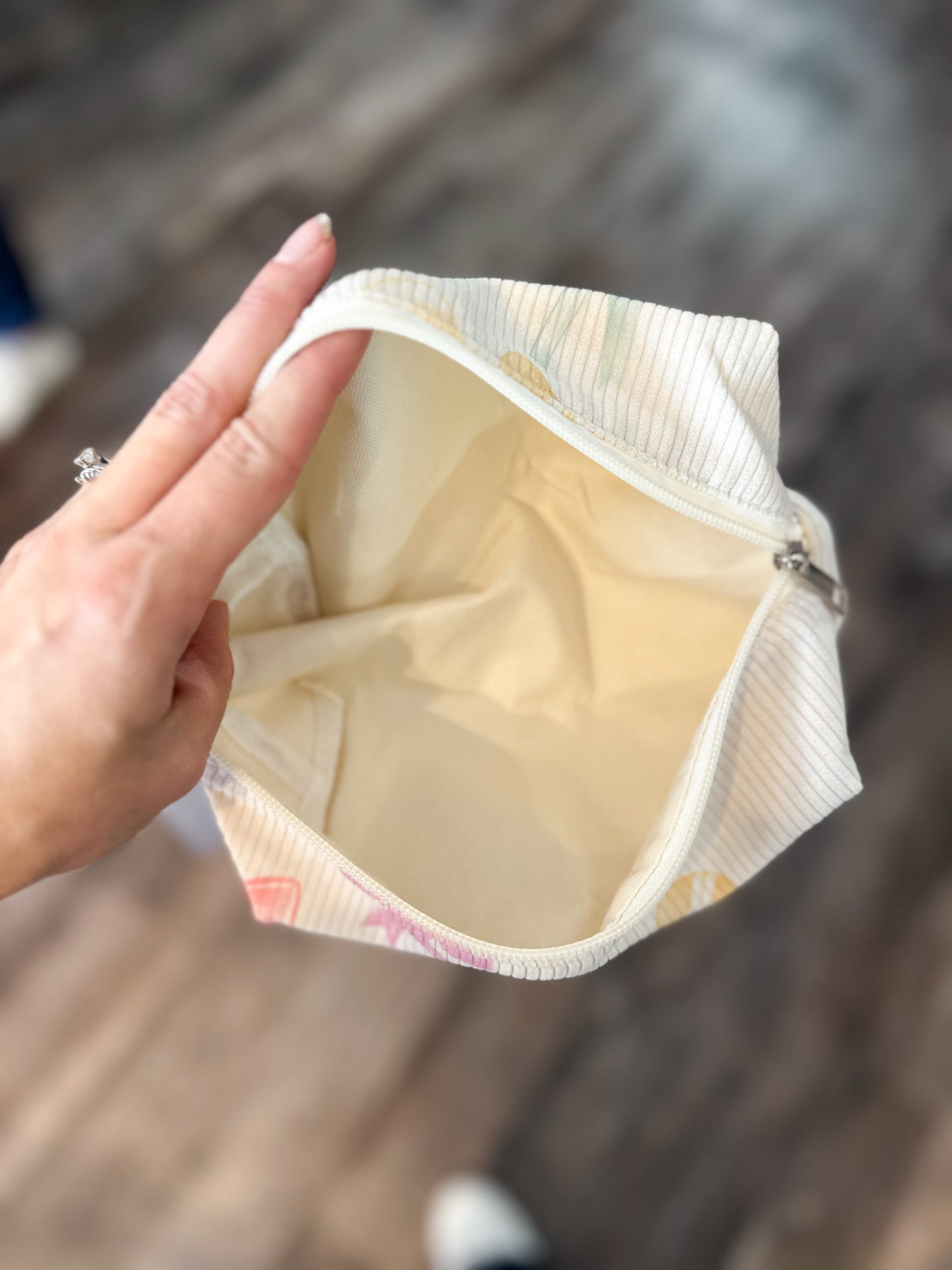 Colorful Ribbon Bow Cosmetic Bag