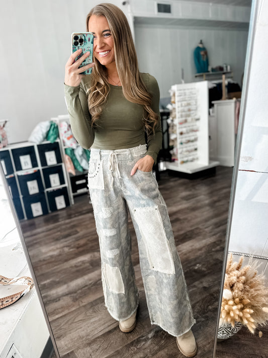 All My Love Camo Denim Pants