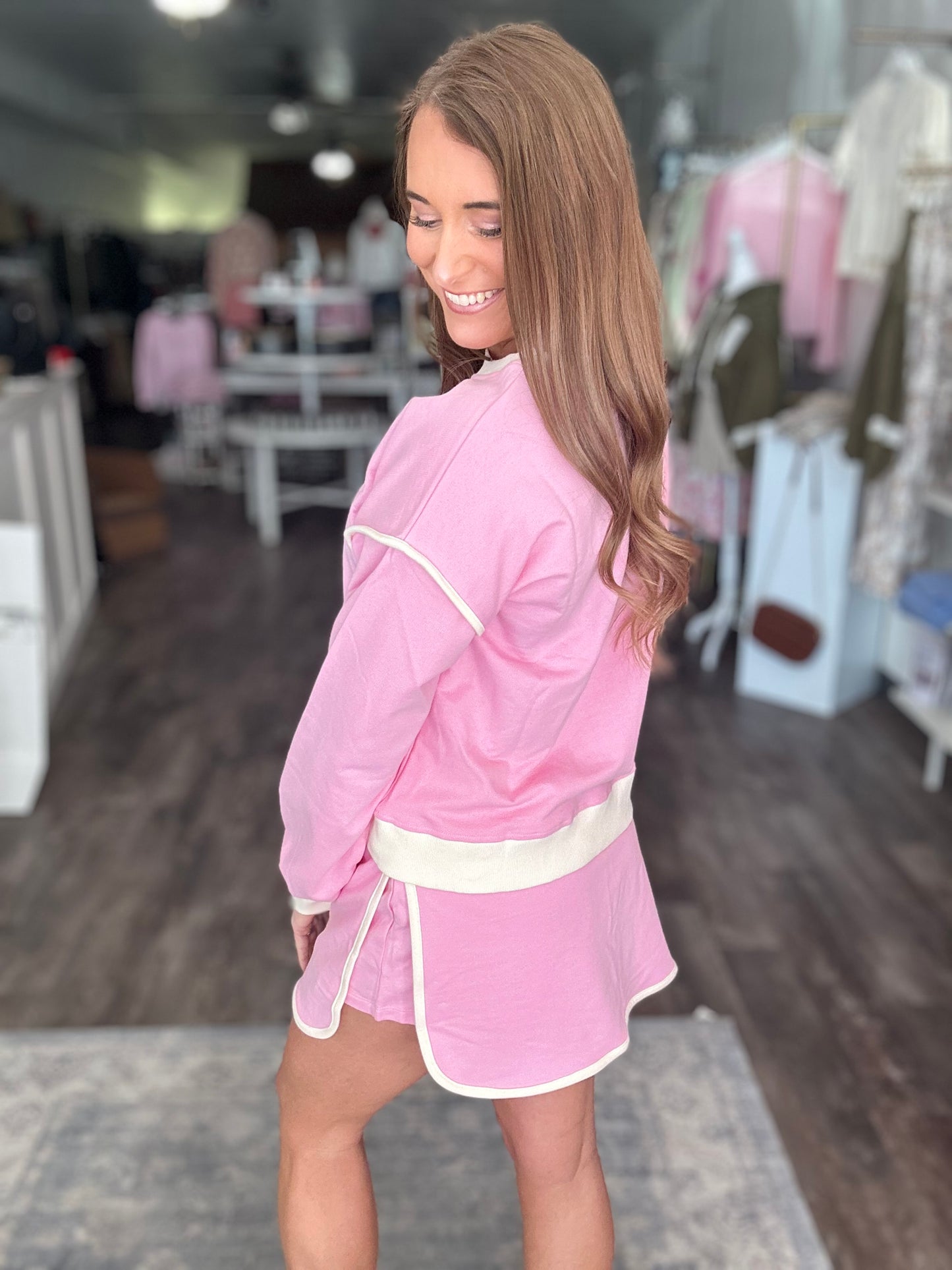 Feeling My Best Skort Set (Pink)