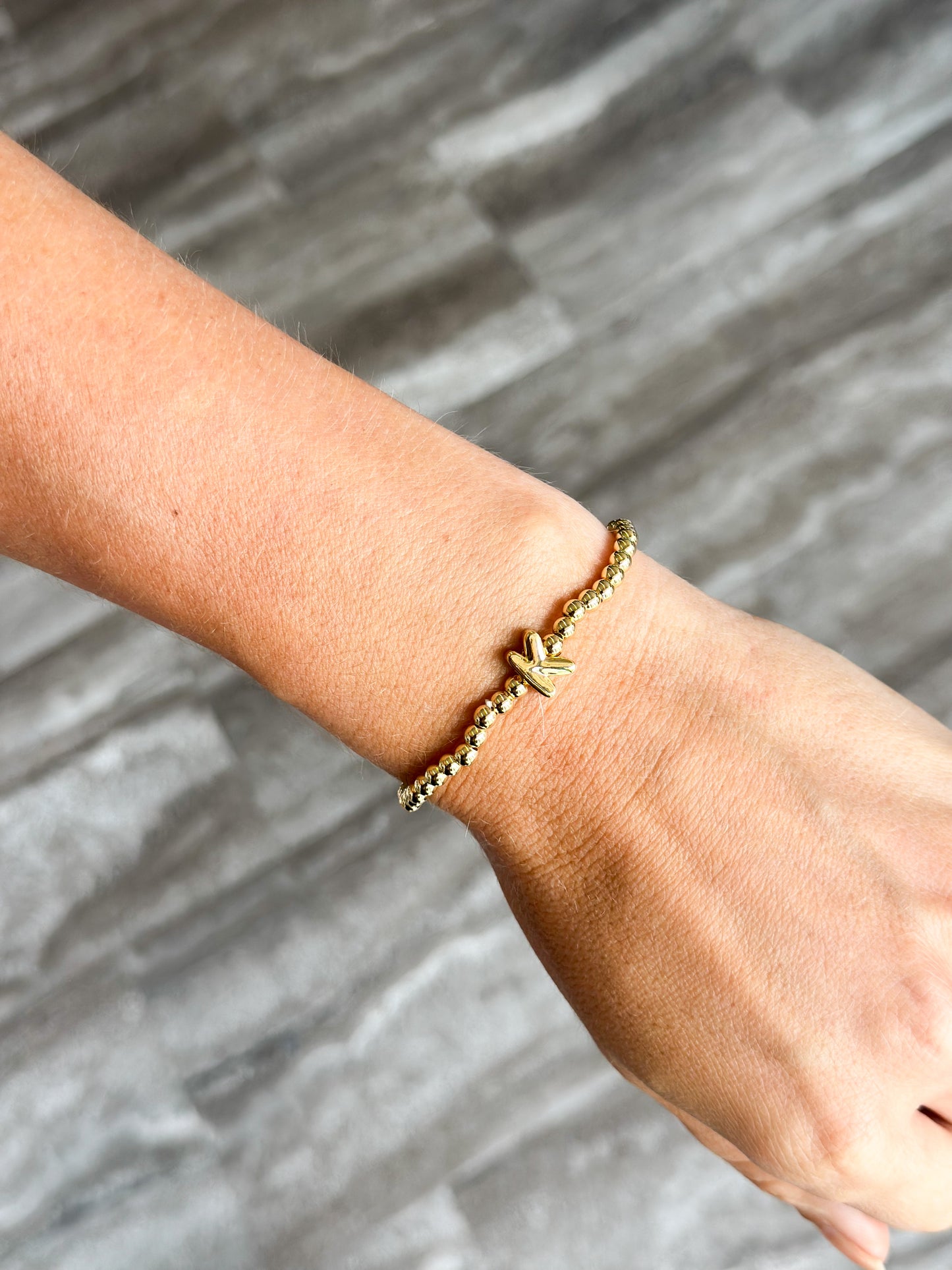 Initial Bubble Bracelets
