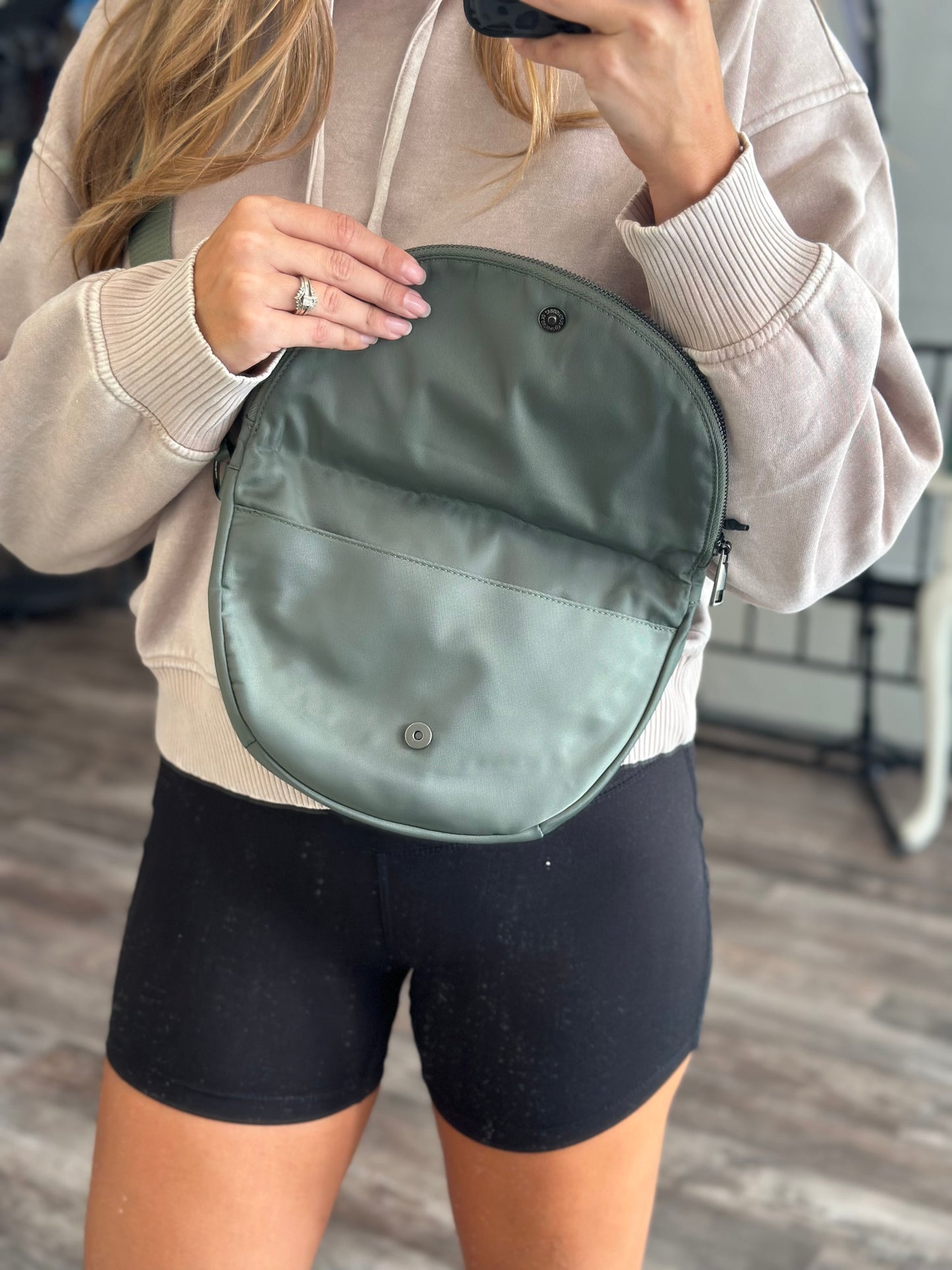 For The Hustle Sling Bag - Olive