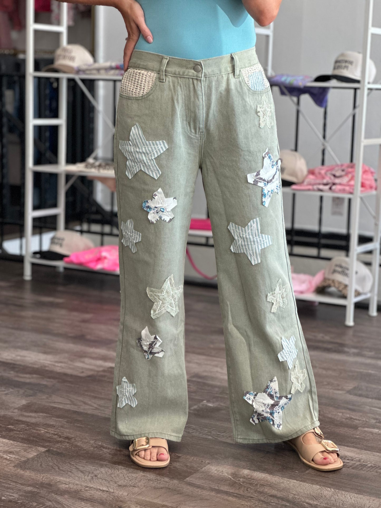 Under The Stars Denim Pants