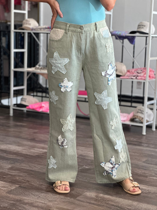 Under The Stars Denim Pants