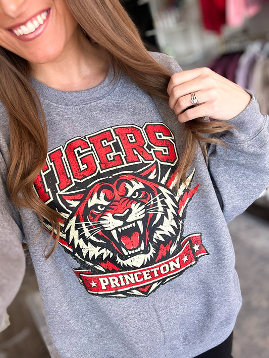 PREORDER Youth Vintage Tigers Tee/Long Sleeve/Crewneck